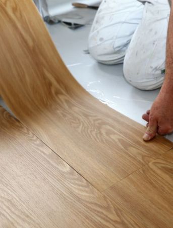 Sols PVC imitation parquet