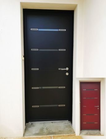 Relooking d'une porte d'entrée